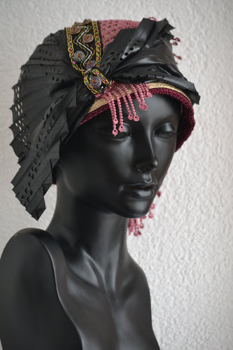 CLOCHE 'ORIGAMI ROSE'