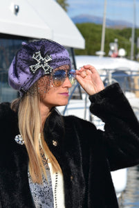 BERET' Midnight Lavender'