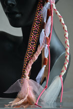 HAIRRIBBON 'PINK FEATHER GRACE'