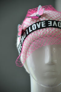 Beanie 'PINK BUTTERFLY'